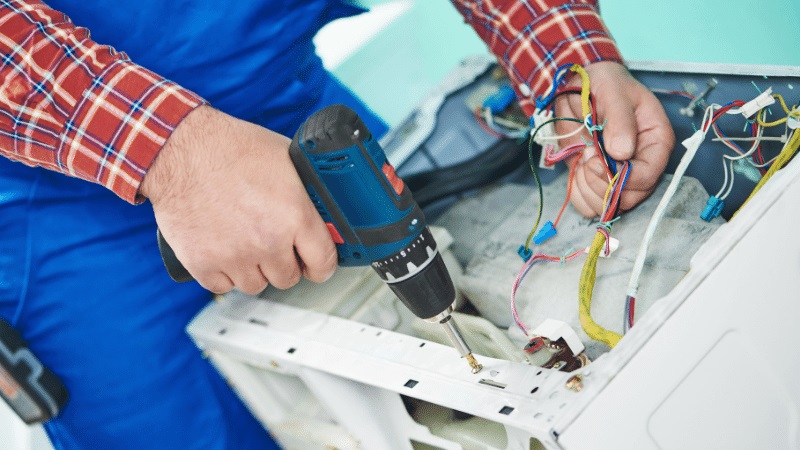 Yenimahalle Alarko Alarko çamaşır makinesi kart tamiri – Su almama arızası orijinal parça ile giderildi. - Teknik servis örneği